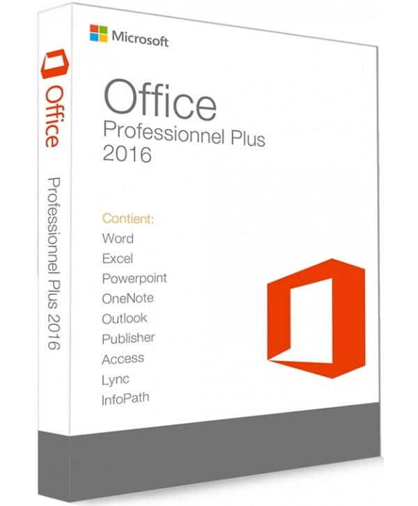 Microsoft Office 2016 Professionnel Plus (Professional Plus)